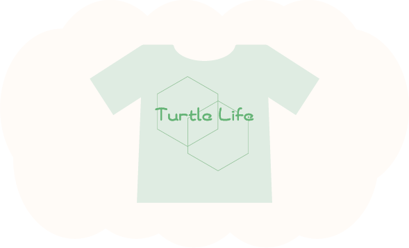 Turtle Lifeのイメージシャツ